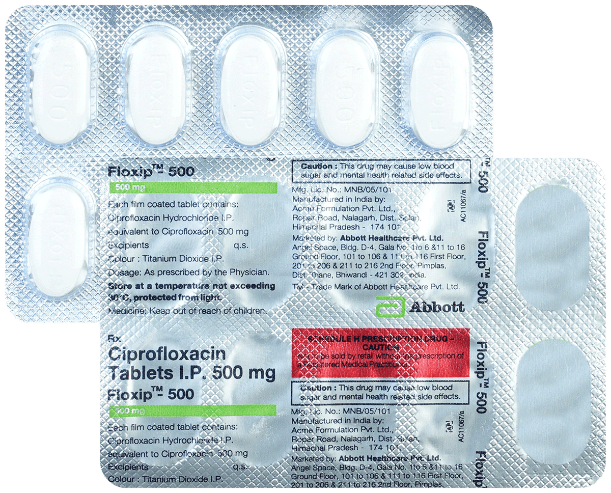 Floxip 500 Tablet