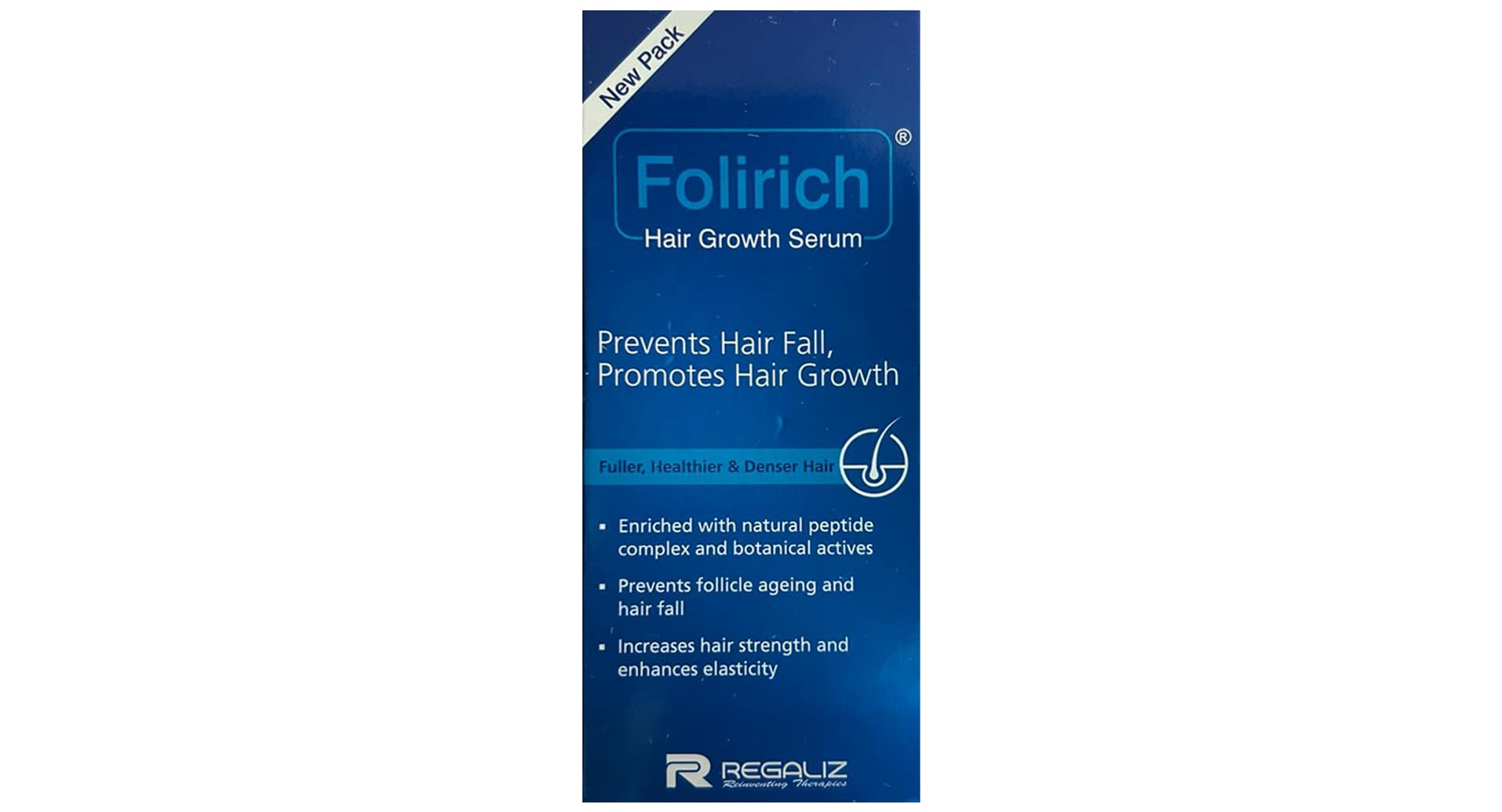 Folirich Hair Serum 60 ml pump bottle front