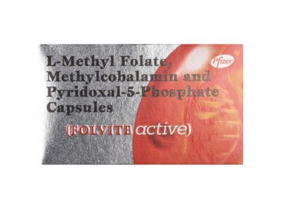 Folvite Active Capsule carton front by Pfizer
