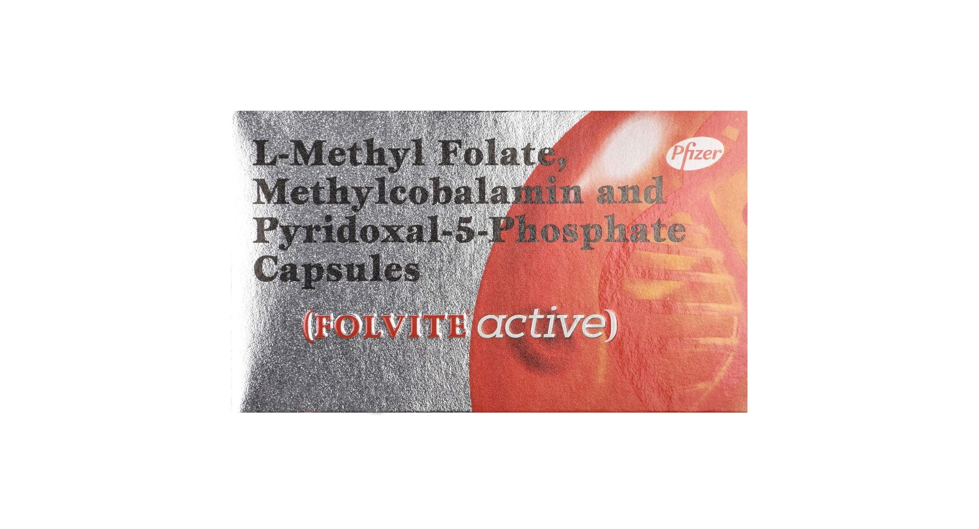 Folvite Active Capsule carton front by Pfizer