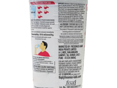 Fresubin Onco Powder tin nutrition panel