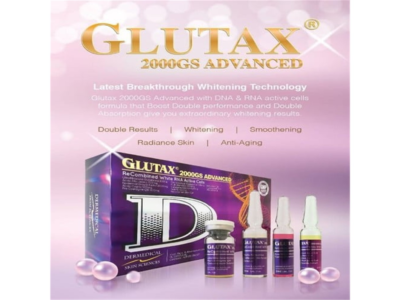 Glutax 2000GS Advanced ReCombined White RNA Active Cells glutathione injection box with vials