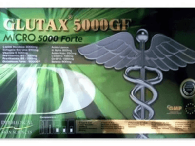 Glutax 5000GF Micro 5000 Forte skin whitening glutathione injection box