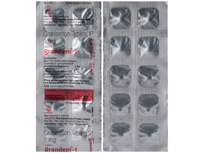 Grandem 1 mg Tablet Aristo granisetron 1 mg strip of 10