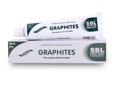 Graphites Ointment homoeopathic pomade for eczema and dermatitis SBL tube and carton