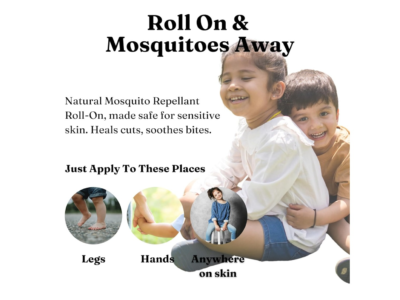 Greenatva Kavach - where to apply the mosquito repellent roll-on