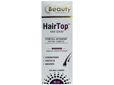 HairTop Hair Serum 60 ml pack front with Redensyl Capixyl and Procapil