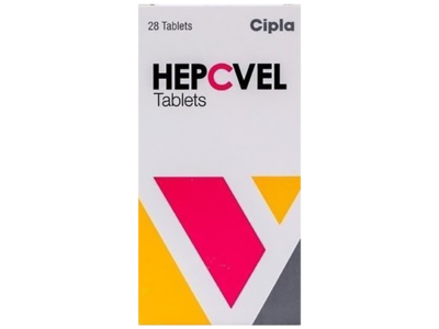Hepcvel Tablet Cipla sofosbuvir 400 mg velpatasvir 100 mg bottle of 28 tablets