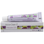 Herpex 5% Cream Aciclovir tube and carton Torrent Pharma