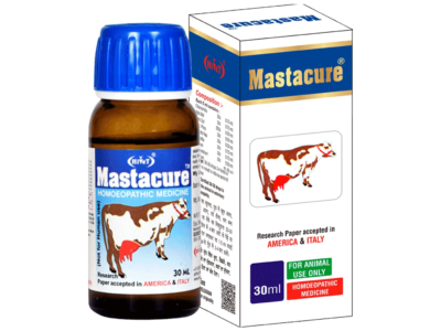 Hivet Mastacure homoeopathic veterinary medicine 30 ml bottle and carton