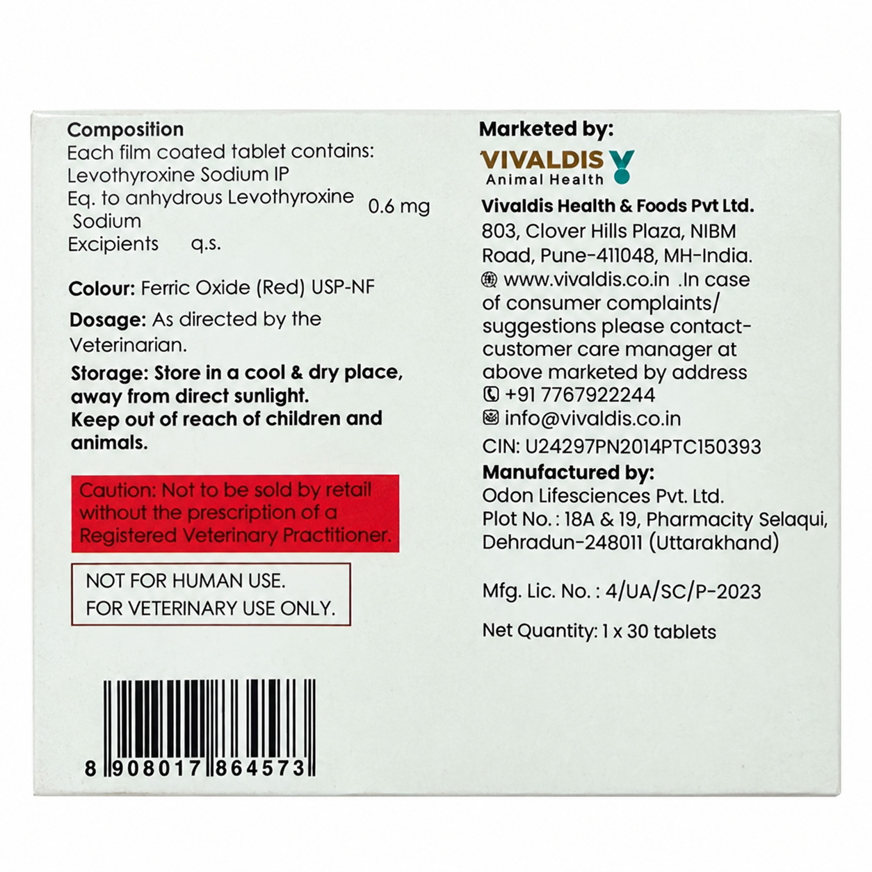 Vet Thyro Tablet - Image 2