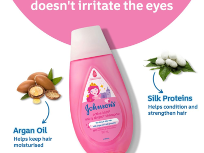 Johnsons Kids Shampoo bottle front label