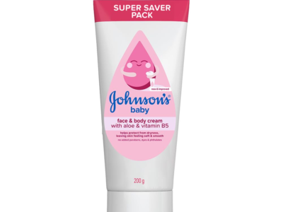 Johnson's Baby Face & Body Cream tube, 200 g