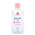 Johnson's Non-Sticky Baby Oil bottle, 500 ml