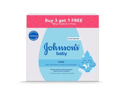 Johnson's Baby Soap pack, 4 x 100 g