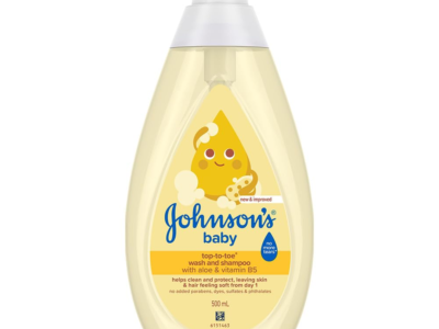Johnson's Baby Top to Toe Wash and Shampoo bottle, 500 ml