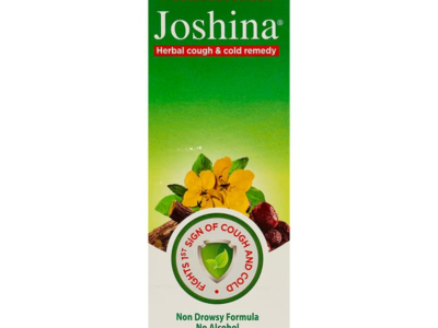 Hamdard Joshina Herbal Cough Cold Syrup carton
