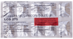 LCD 275 Tablet Intas levodopa 250 mg carbidopa 25 mg strip composition