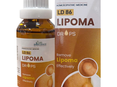 LDD Bioscience LD 86 Lipoma Drops box and bottle, 30 ml