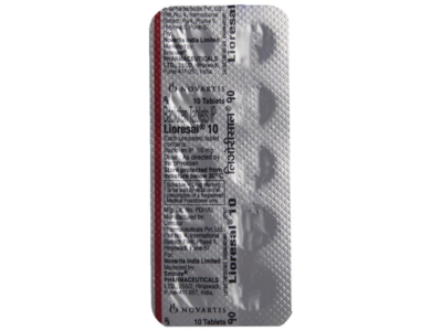 Lioresal 10 mg Tablet Novartis baclofen 10 mg strip composition