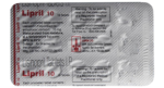Lipril 10 mg Tablet Lupin lisinopril 10 mg strip of 15 tablets