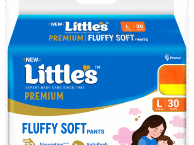 Little's Premium Baby Diaper Pants Large, 30 count