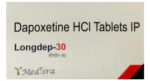Longdep-30 dapoxetine HCl tablets IP Medisra carton front