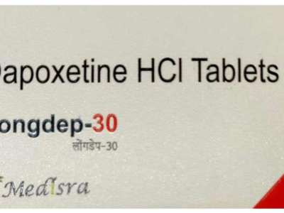 Longdep-30 dapoxetine HCl tablets IP Medisra carton front