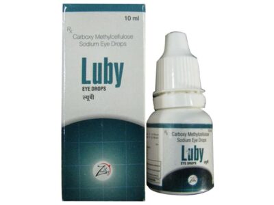 Luby Eye Drop bottle details