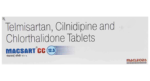 Macsart CC 12.5 Tablet Macleods telmisartan cilnidipine chlorthalidone carton front