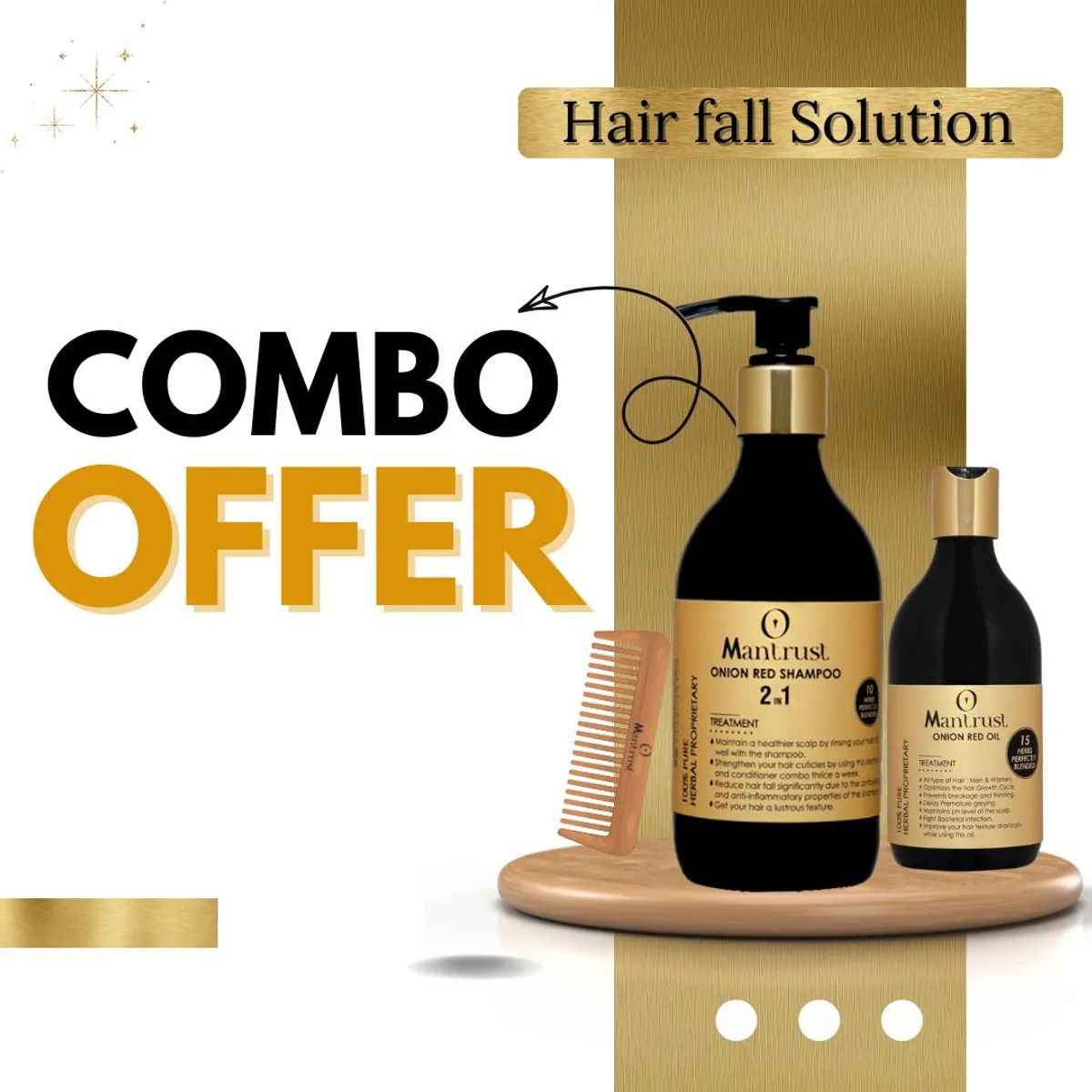 Mantrust Hair Fall Solution Combo