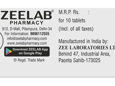 Medozee 10 Tablet pack details