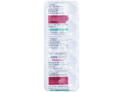 Medrogest 10 mg Tablet strip composition panel