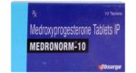Medronorm-10 Tablet Obsurge medroxyprogesterone tablets IP carton