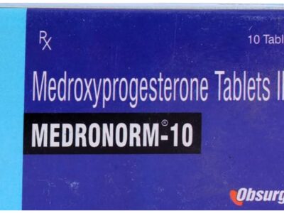 Medronorm-10 Tablet Obsurge medroxyprogesterone tablets IP carton