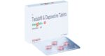 Megalis-D 10mg/30mg Tablet carton with blister of 4 by Macleods
