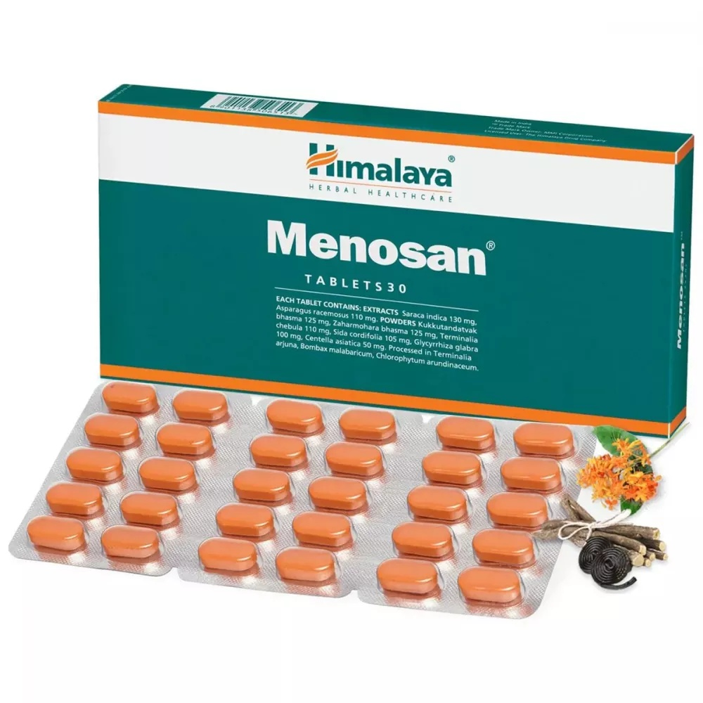 Himalaya Menosan Tablet bottle 30 tab front