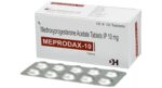 Meprodax-10 Tablet Daxia Healthcare medroxyprogesterone acetate carton with strip