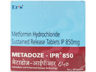 Metadoze-IPR 850 Tablet SR pack front