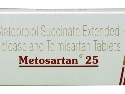 Metosartan 25 Tablet ER pack details