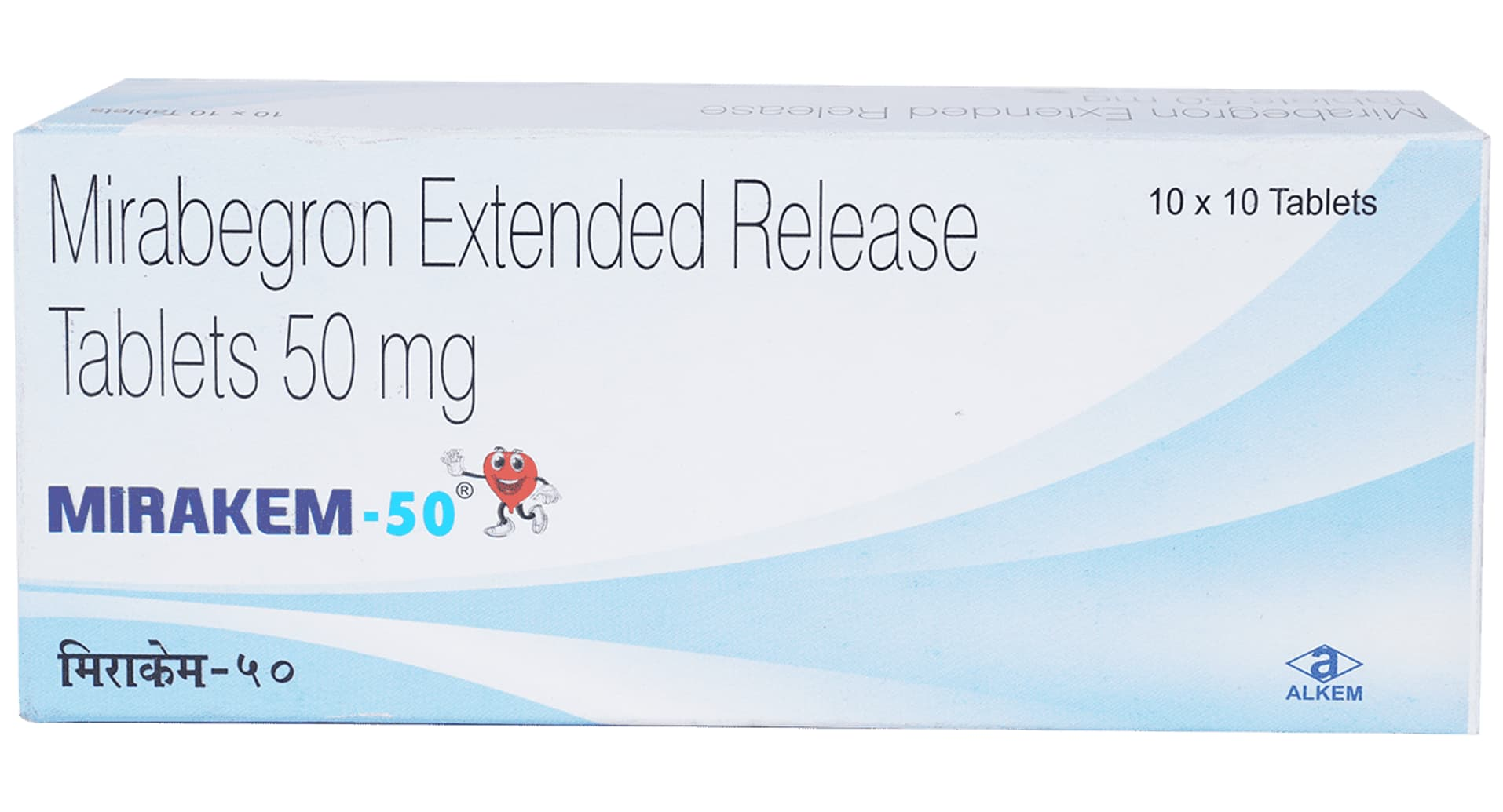 Mirakem 50mg Tablet pack front