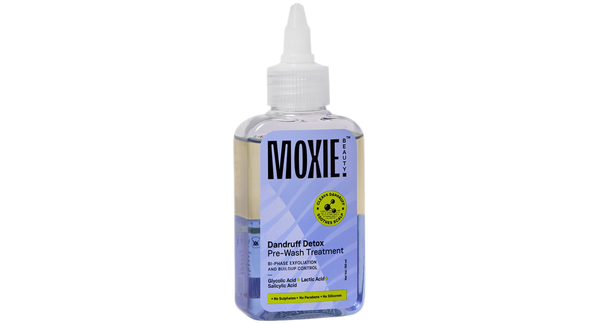 Moxie Beauty Dandruff Detox Pre-Wash Treatment 100 ml bottle front