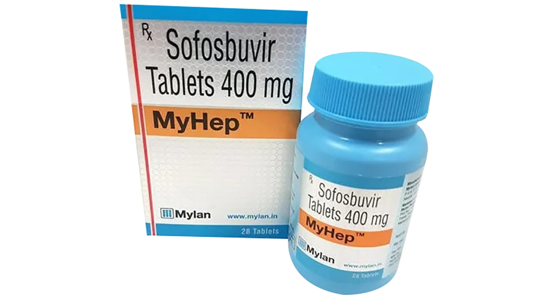 MY Hep 400mg Tablet Mylan sofosbuvir 400 mg pack of 28 tablets