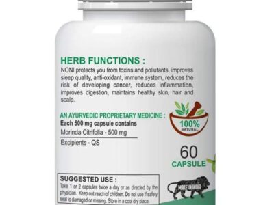 Natural Noni Capsule bottle front label