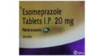 Neksium 20 esomeprazole tablets IP 20 mg Pfizer carton front