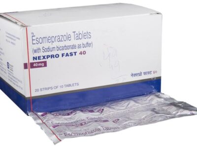 NexPRO Fast 40 esomeprazole with sodium bicarbonate Torrent box with strips