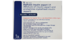 NovoMix 30 Penfill 100 IU/ml biphasic insulin aspart pack front