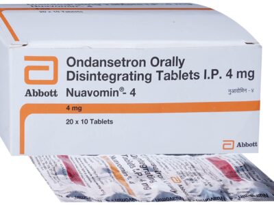 Nuavomin 4 mg Tablet MD Abbott ondansetron 4 mg strip