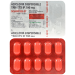 Ocuvir 200 DT Tablet Aciclovir dispersible strip FDC Limited