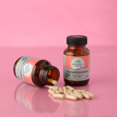Organic India Ashwagandha Ayurvedic Veg Capsule